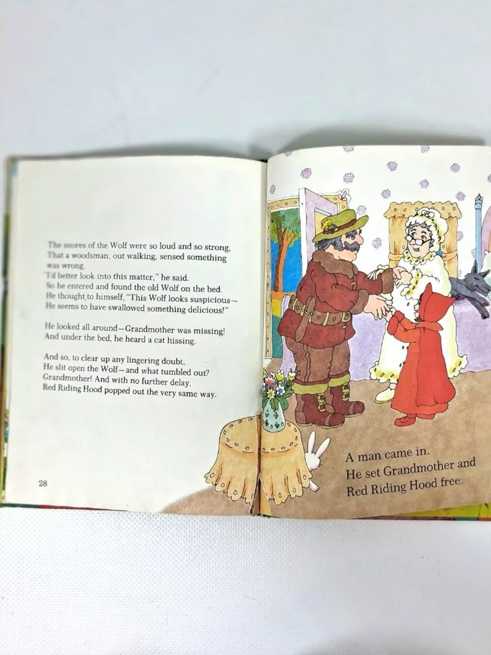 Little Red Riding Hood with Benjy and Bubbles, Vintage 70s Book